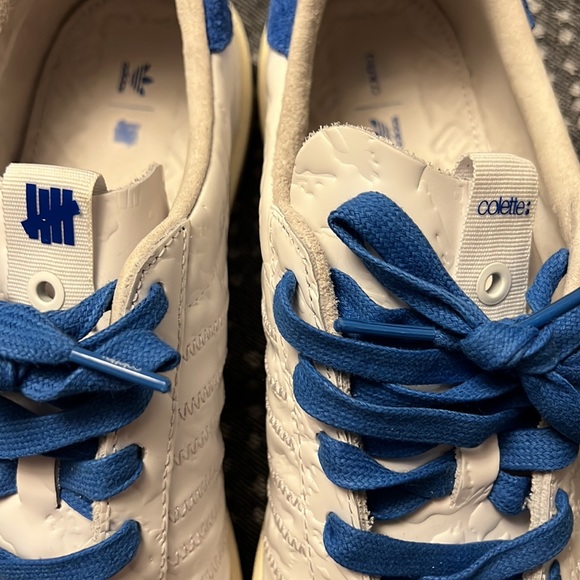 Like new worn twice ColettexUndefeatedxCampus S.E ‘white blue’ Sz 10 No Box - Picture 10 of 11